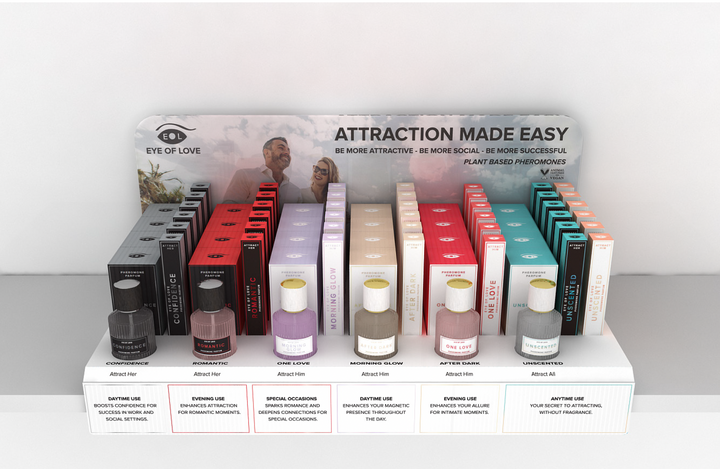 Classic Collection Deluxe Pheromone Parfum Display Prepack, 60 Pieces Assorted