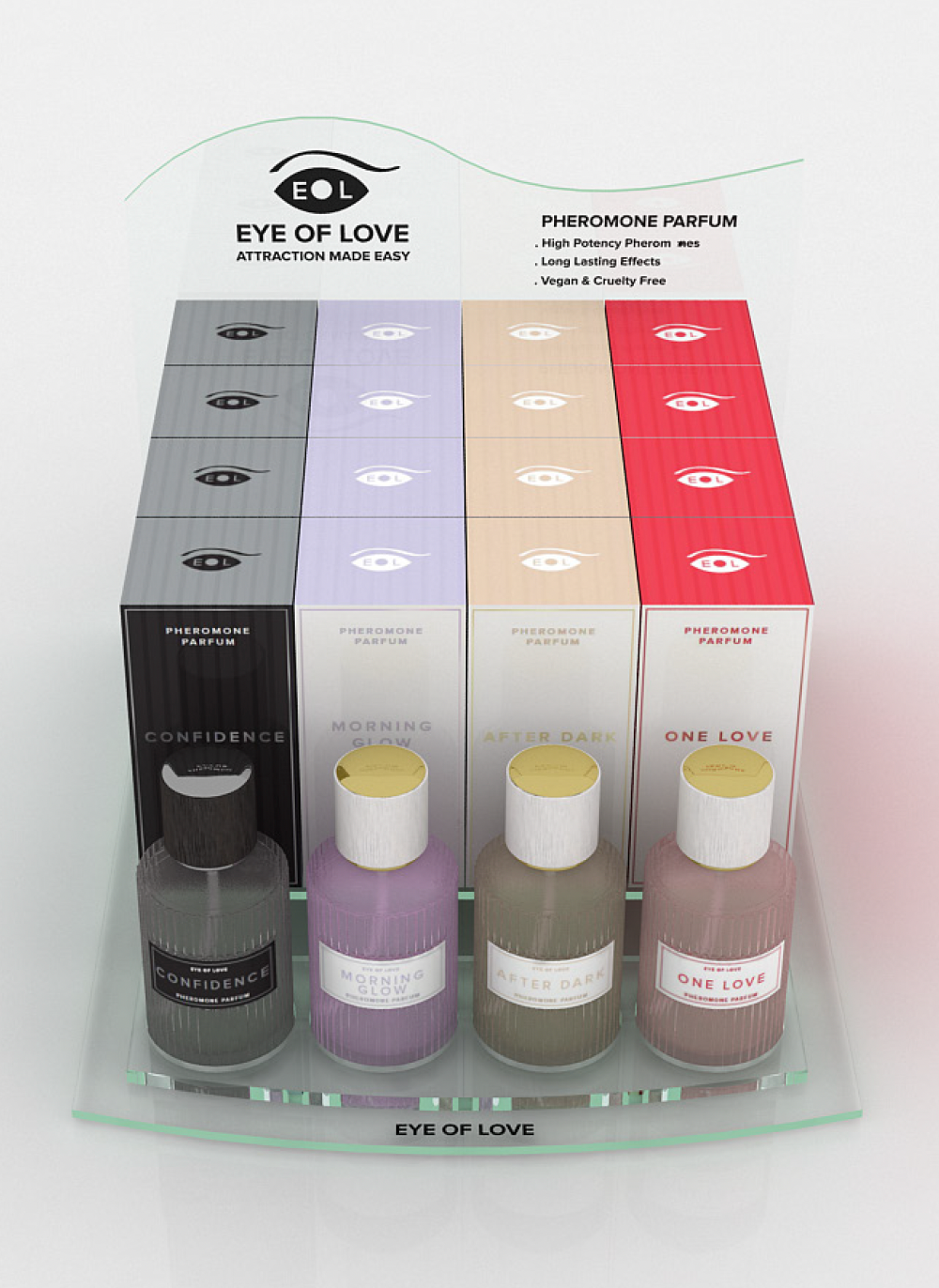 Classic Collection Pheromone Parfum Display Prepack, 16 Pieces Assorted 50ml